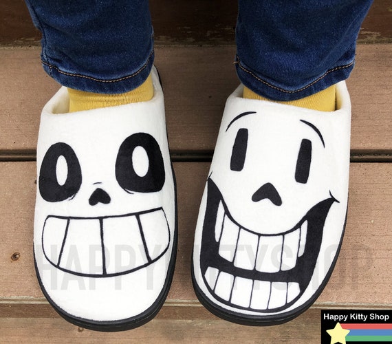 Sans and Papyrus Women s Indoor Slippers Etsy