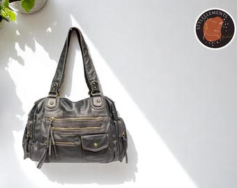 Faux Leather Crossbody Bag | Large Capacity Shoulder Tote | Multi-Pocket Purse for Casual Use | Classic Women’s Carry Accessory