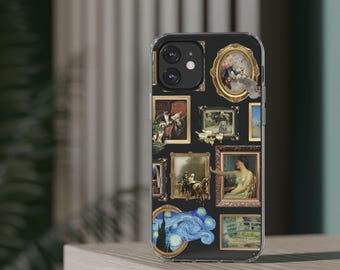 Clear Phone Case for Art Lovers | Transparent Art-Inspired Cover | Museum Aesthetic Case | Gift for Artists & Creatives