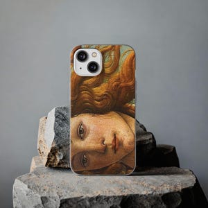 Renaissance Venus Clear Phone Case - Botticelli Art Cover for iPhone & Samsung | Fine Art Aesthetic | Unique Gift for Art Lovers