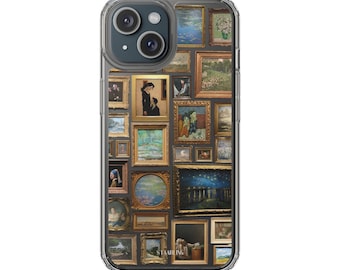 Art Gallery Collage Phone Case: Vintage Museum Art iPhone Samsung Cover