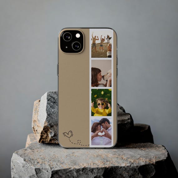 Custom Photo Soft Phone Case, Personalized Gift With Your Pictures