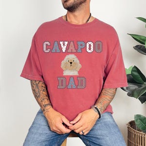Cavapoo Dad T-Shirt | Cavapoo Dog Dad Tee