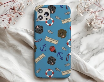 Portuguese Water Dog Phone Case – Nautical Dog Lover Gift