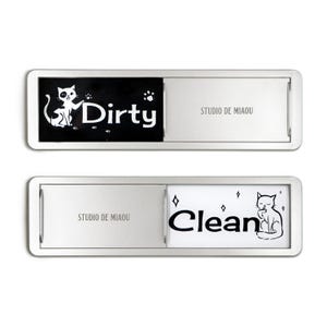 Dishwasher Magnet Clean Dirty Sign