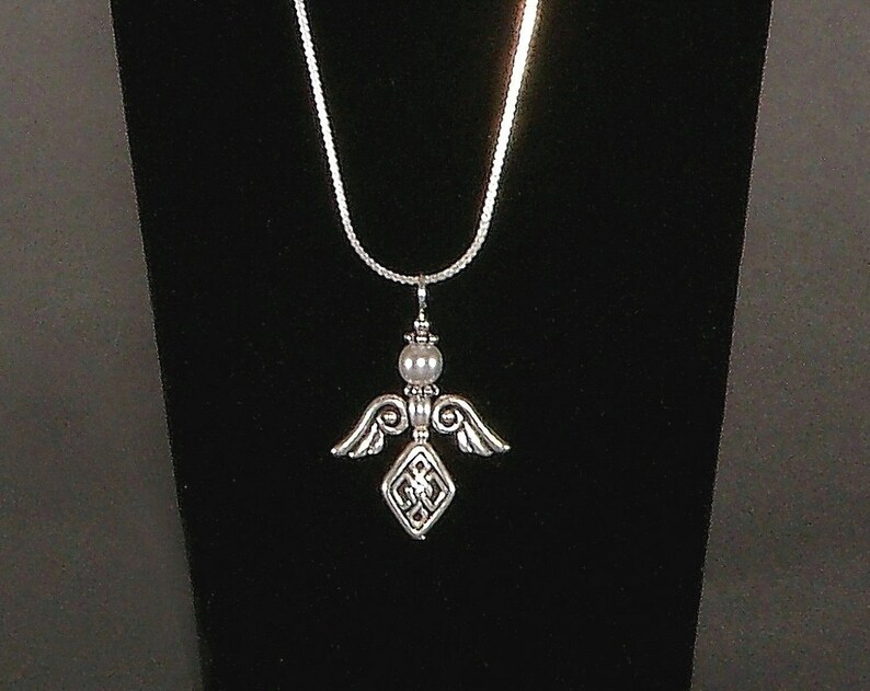 Celtic Celtic Angel Celtic Angel Necklace Celtic Angel Etsy