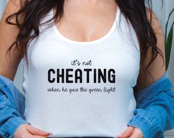 Camiseta sin mangas para swingers, camiseta para sexo HOTWIFE, regalo para swingers, estilo de vida swinger sexy, sexo con hotwife, sexo con MILF