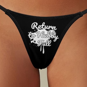 Return to Hubby Full Queen of Spades Thong sexy G-String | QOS BBC Wife Panty Gift Her, Sex Swingers Lifestyle Pineapple Cuckold Underwear