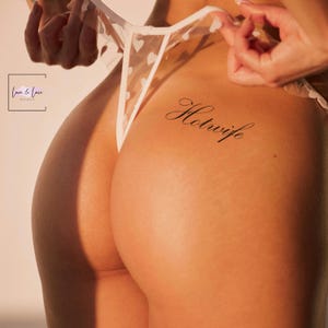 Queen of Spade Temporary QOS Tattoo| Hotwife Sexy Waterproof Tattoo, Wife Naughty fun, BBC Bull Cuck Swinger, Pineapple Sex, Gift idea