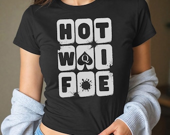 Hotwife Y2K Baby Tee: Queen of Spades, QoS Cuckold Lifestyle