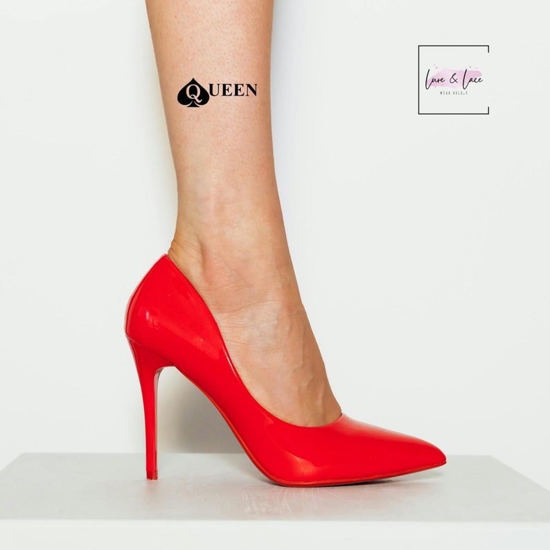Queen Of Spades BBC Temporary Tattoo | QOS Sexy Hotwife Waterproof Tattoo, Wife Naughty  Sex, Bull Cuck Swinger, Pineapple Sex, Gift for her