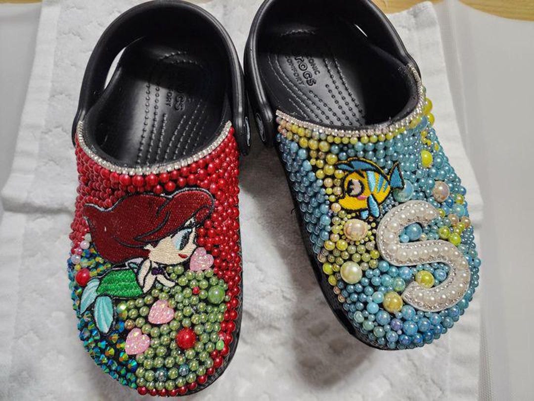 Kids Crocs With Designs - Etsy