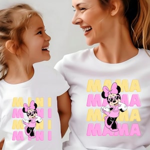 Shirt mama muis, T-shirt Moederdag, T-shirt mama dochter, T-shirt mama en dochter, moeder en dochter, mama png, T-shirt muis, shirt Moederdag, cadeau voor moeder