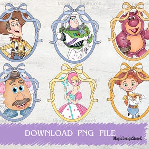 Toy Story Watercolor Bundle ,  Printable Art for Shirts & Decor , Watercolor Clipart Woody, PNG, Sheriff Woody Png Clipart