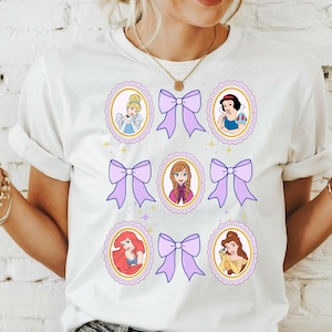 Vintage Princess Frame Bow Png, Family Vacation 2025 , Happiest Place On Earth, Girls Trip, Coquette  Bow Princess Png