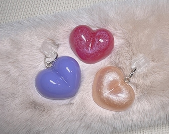 Mini Heart Dust Plug: Phone Charm for USB-C & iPhone