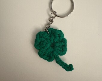 Green Clover Keychain – Lucky Charm, Bag Accessory, Saint Patrick'sday, For saint patrck's day