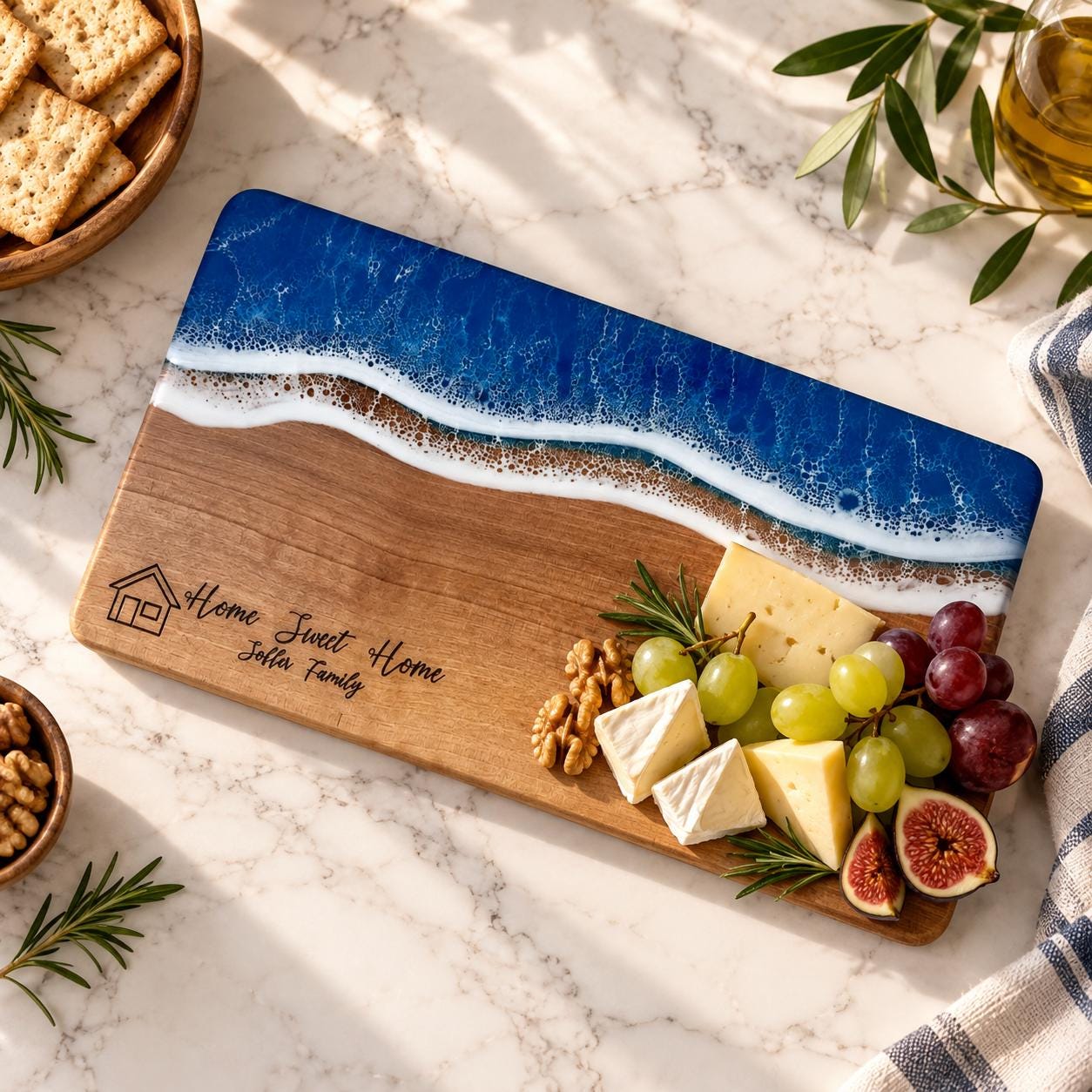 Red Resin Cutting Board - Etsy