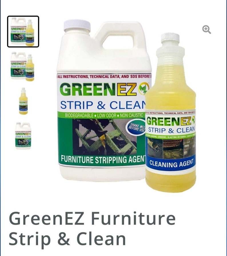 Green EZ Clean Furniture Paint Stripper Etsy