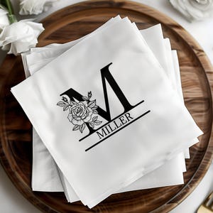 Benutzerdefinierte Familie Servietten | Personalisierte Serviette mit Name | Servietten mit Familiennamen | Servietten mit Name | Benutzerdefinierte Namensservietten | Familie Servietten
