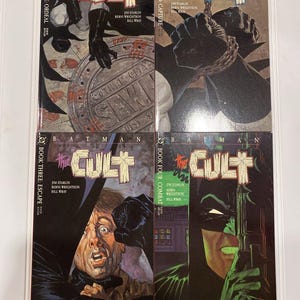 Batman:The Cult 1 2 3 4 DC 1988 Complete Set Lot 1-4 Starlin Berni Wrightson NM+