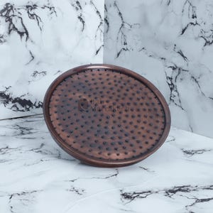 Handmade Copper Rain Shower Head: Solid Brass Moroccan Fixture