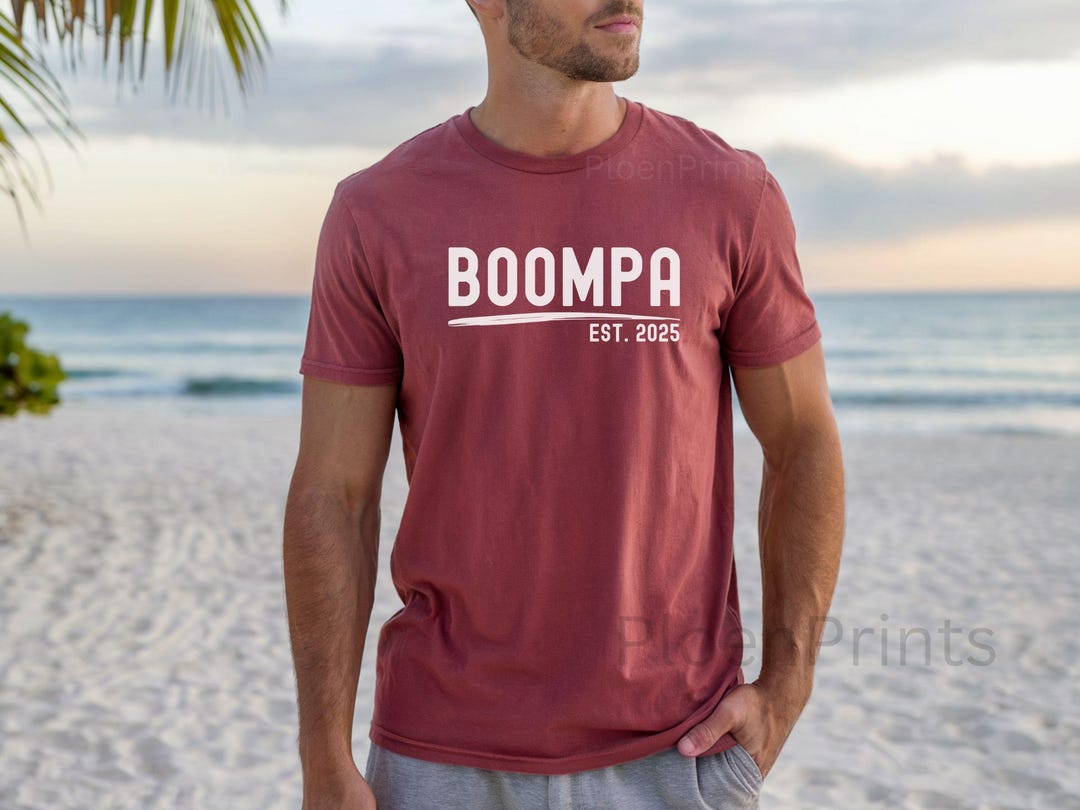 Boompe Comfort Colors Boompa Shirt, Custom Boompa Tee, Father's Day Tee Shirt ...