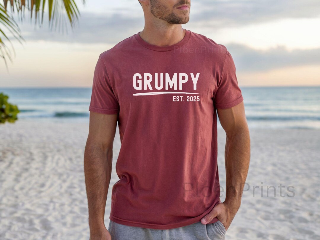Comfort Colors Grumpy Shirt, Custom Grumpy Tee, Father's Day Shirt ...
