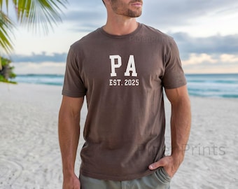Camiseta Comfort Colors de Pensilvania, camiseta personalizada de Pensilvania, camiseta del Día del Padre, camiseta moderna de Pensilvania, regalo nuevo de Pensilvania, camiseta de Pensilvania (estación 2025), camiseta personalizada Comfort Colors para hombre