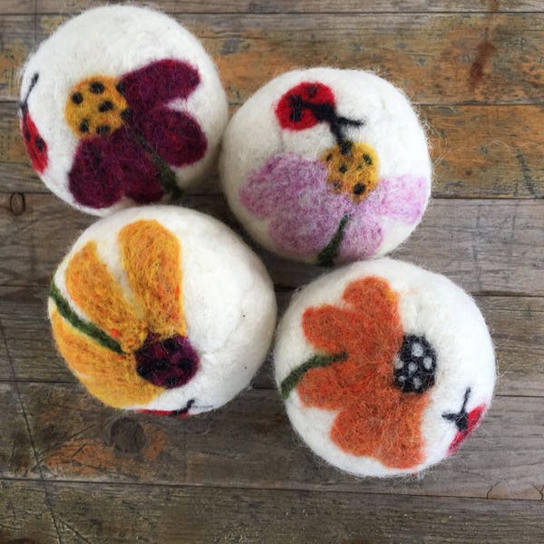 Needle Felted Balls Etsy
