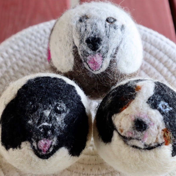 Felted Wool Dog Toy Etsy