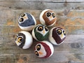 Felted Wool Dryer Ball: Earth Tone Owl, Natural Laundry