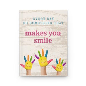 Diario de pensamiento positivo para niños y adolescentes. Cuaderno de tapa dura con líneas para crecimiento personal e inspiración. Idea de regalo motivacional.