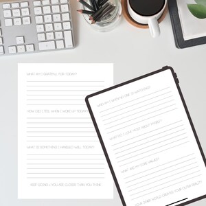 Journal numérique guidé | 150 questions d&#39;autoréflexion | Téléchargement PDF | Journal imprimable de pleine conscience et de croissance personnelle | Téléchargement instantané