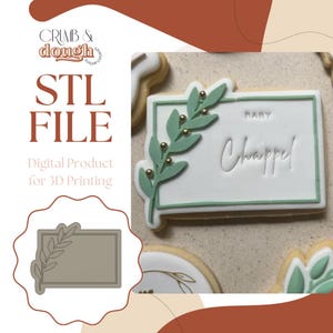 Grünes Rechteck Cookie Stamp & Cutter STL-Datei