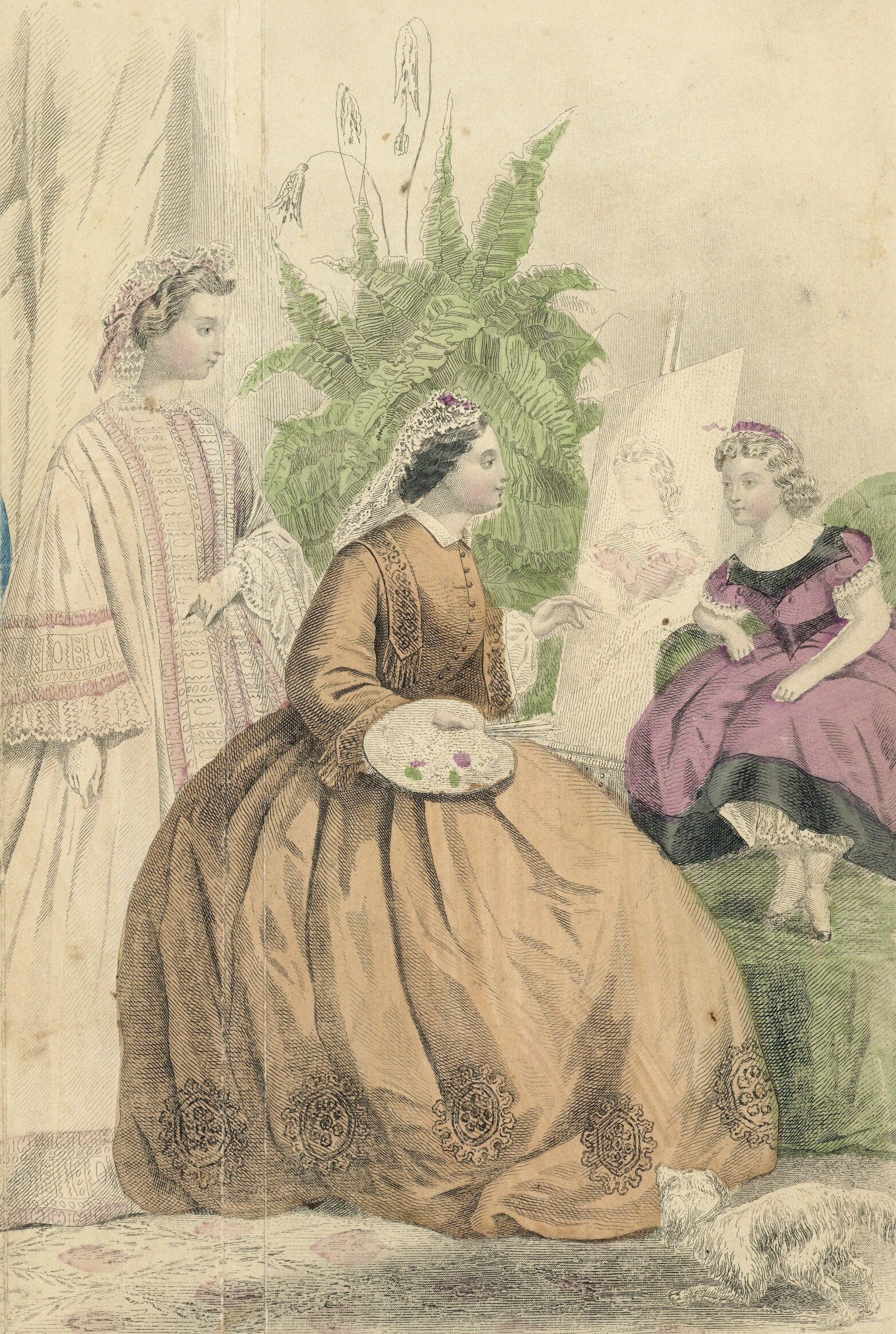 ファッションプレート 1830年代スウェーデン Pl.3 039(アンティーク