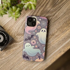 Pastel Spooky Spirits Phone Case For iPhone 15, 14, 13, 12, 11 | Samsung S24, S23, S22, S21