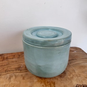 Hand Thrown Ceramic French Butter Dish