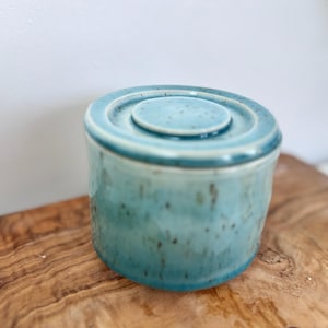 Hand Thrown Ceramic French Butter Dish