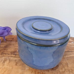Hand Thrown Ceramic French Butter Dish