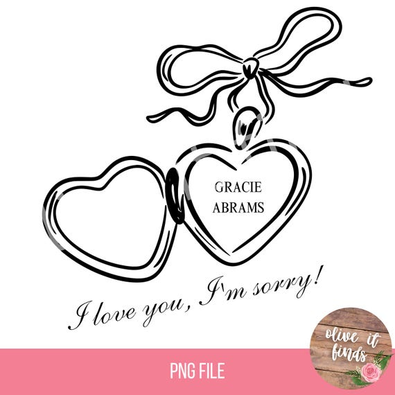 Gracie Abrams I Love You I'm Sorry Digital Download - Lyric Art