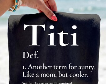 Titi Definition Aunty Mom Cooler PNG, Funny Family Digital Download