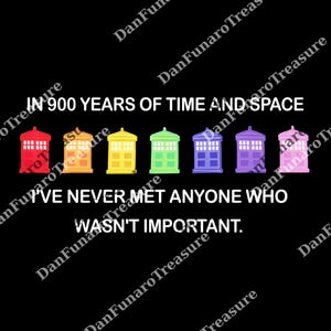 Tardis Boxes Doctor Who Rainbow Color png, Eleventh Doctor Quote png, Tenth Doctor png, Movie Lovers png, LGBTQ Pride Month