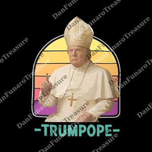Trump Papa png, Donald Trump Presidente y Papa png, Trump es el nuevo Papa png, Vaticano católico republicano png, Trump para Papa png