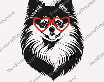 Perro con gafas, perro gracioso png, regalo del Día de la Madre, regalo del Día del Padre, meme de perro con gafas, archivo digital de perro