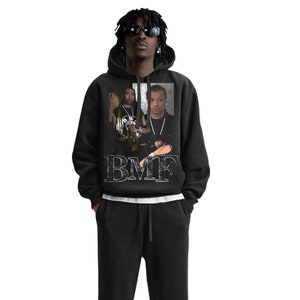 Big meech fur hoodies cheap