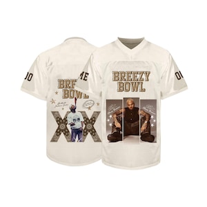 Chris Brown Breezy Jersey PNG: Football Shirt Design (Digital Download)