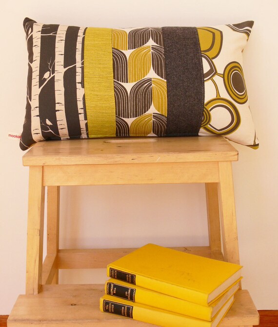 Items similar to Mustard Tones Cushion Cover 50cm x 30cm on Etsy