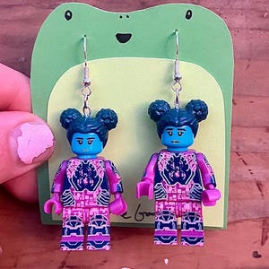 LEGO Spider-Man “Into the Spiderverse” Earrings - Spider Byte