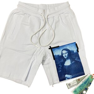 Off white mona lisa shorts best sale